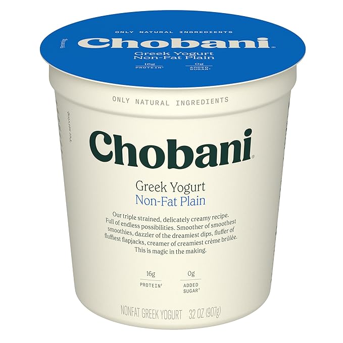 Chobani Non-Fat Plain Greek Yogurt 32oz