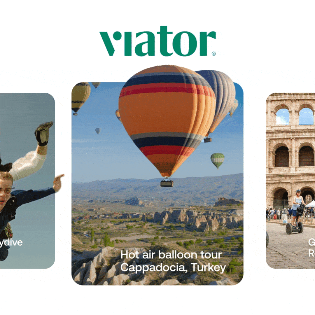 Ad image for Viator, a Tripadvisor company