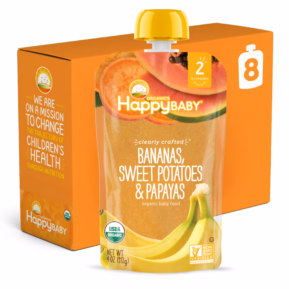 Any Happy Baby or Happy Tot Pouches, 8 pack or more