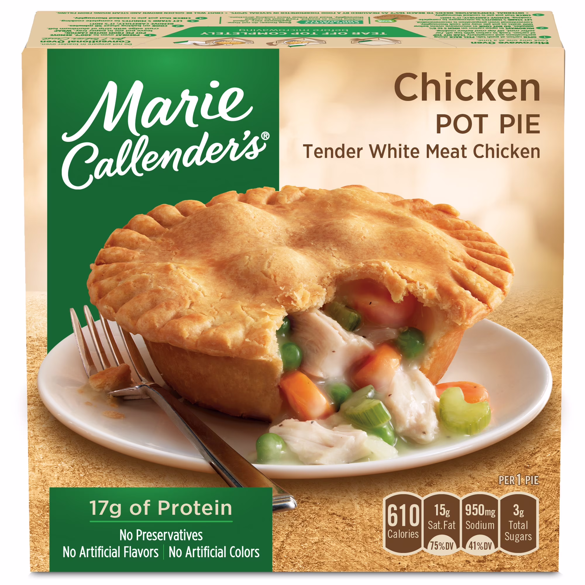 Marie Callender's Chicken Pot Pie, Frozen Meal
