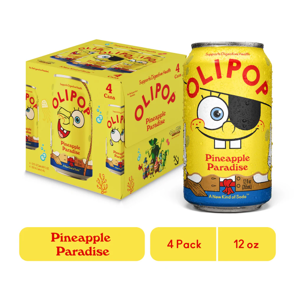 Olipop Pineapple Paradise Pack of 4 or more